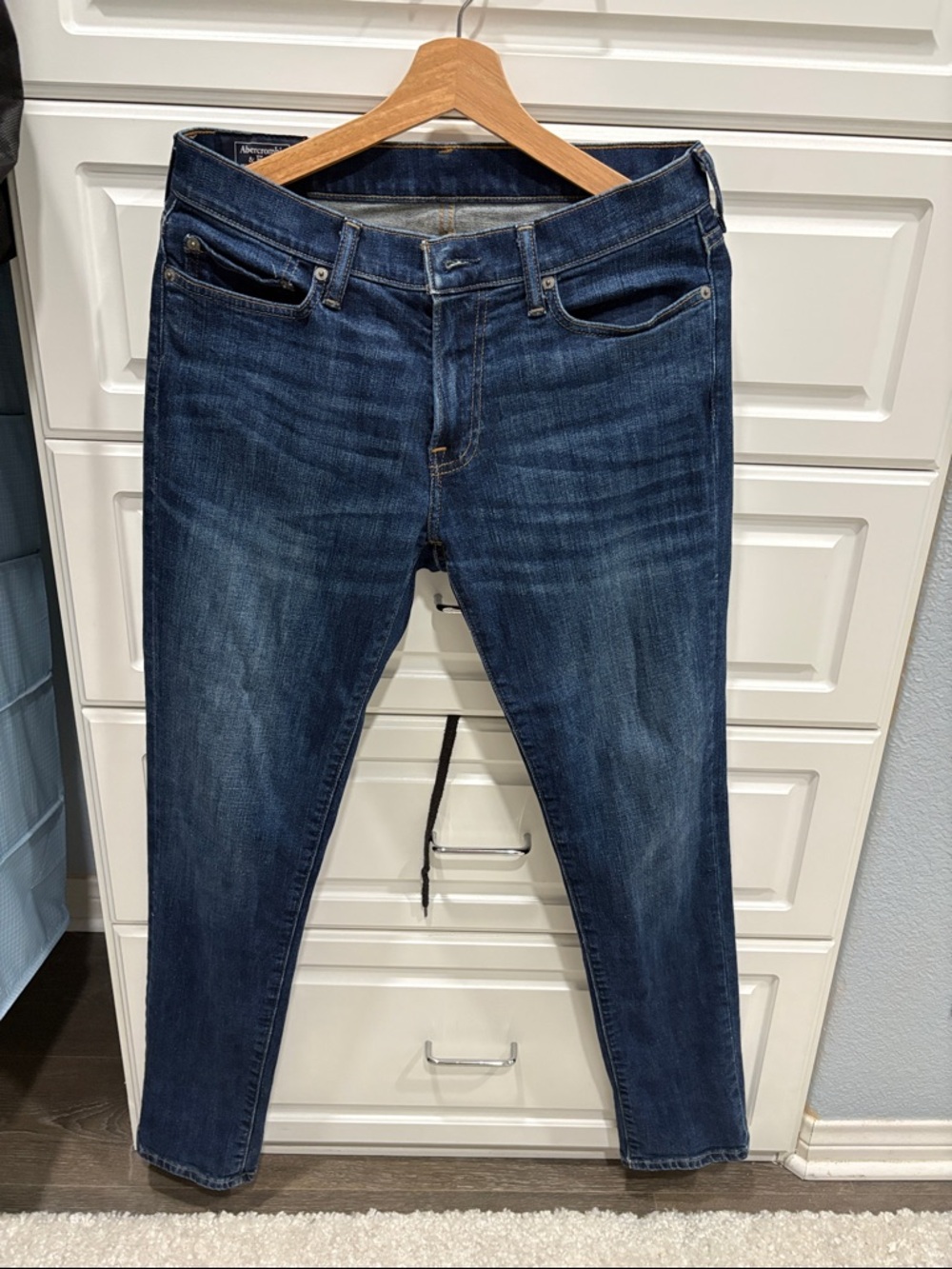 Abercrombie & Fitch Dark Indigo Skinny Jeans